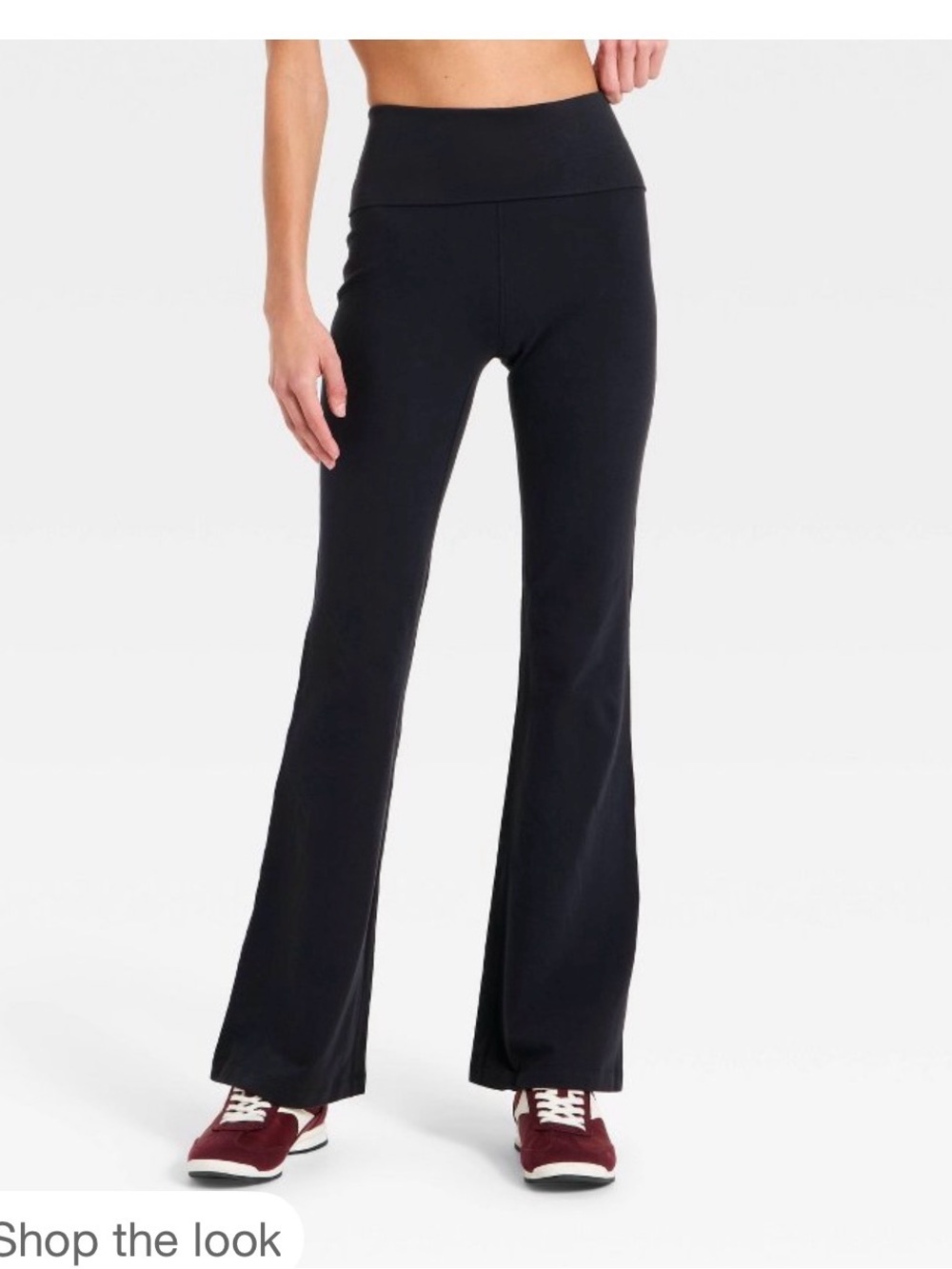 all in motion Black High-Rise Bootcut Yoga Pants